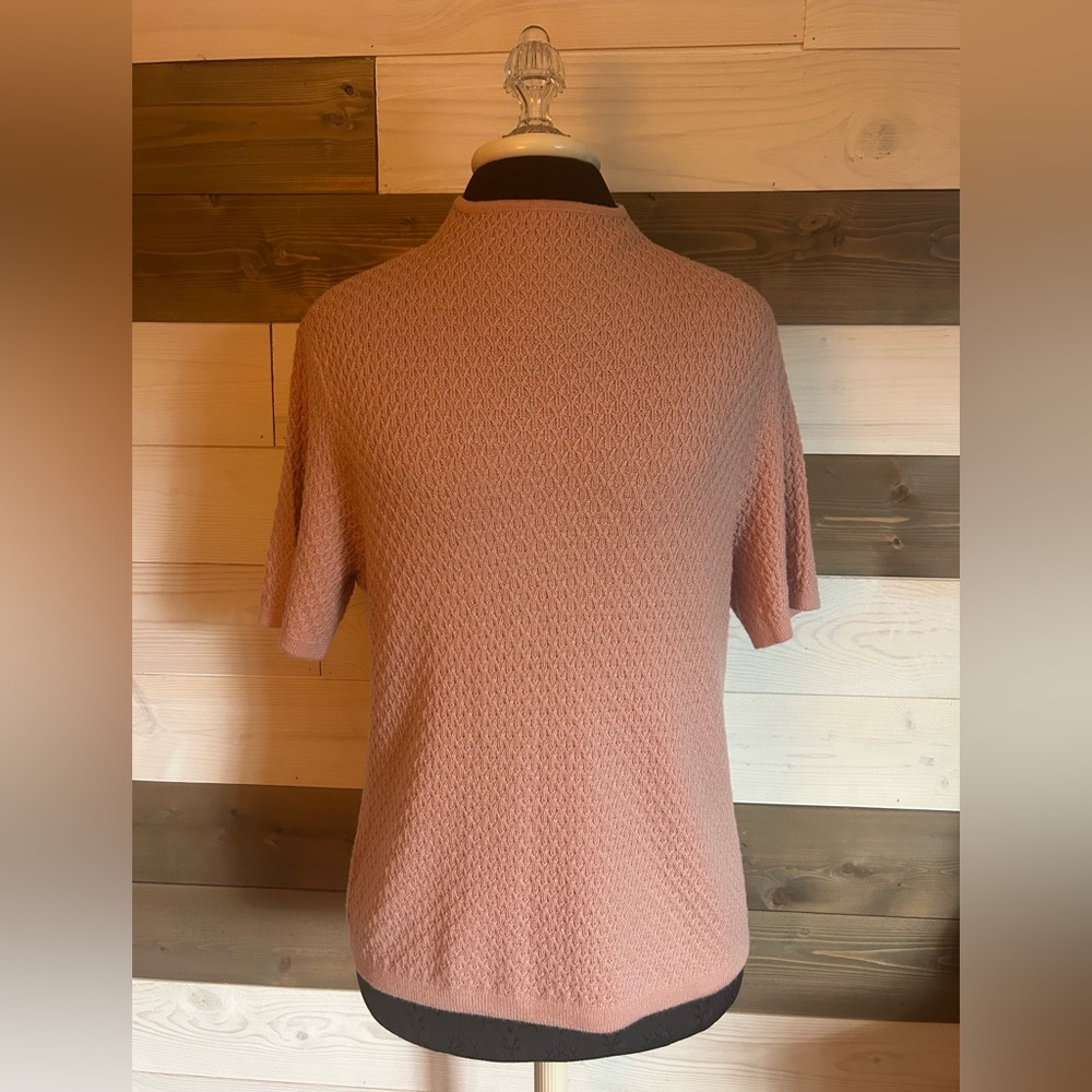 Pendleton ⚜️ Blushed Pink Merino Wool Knit Top